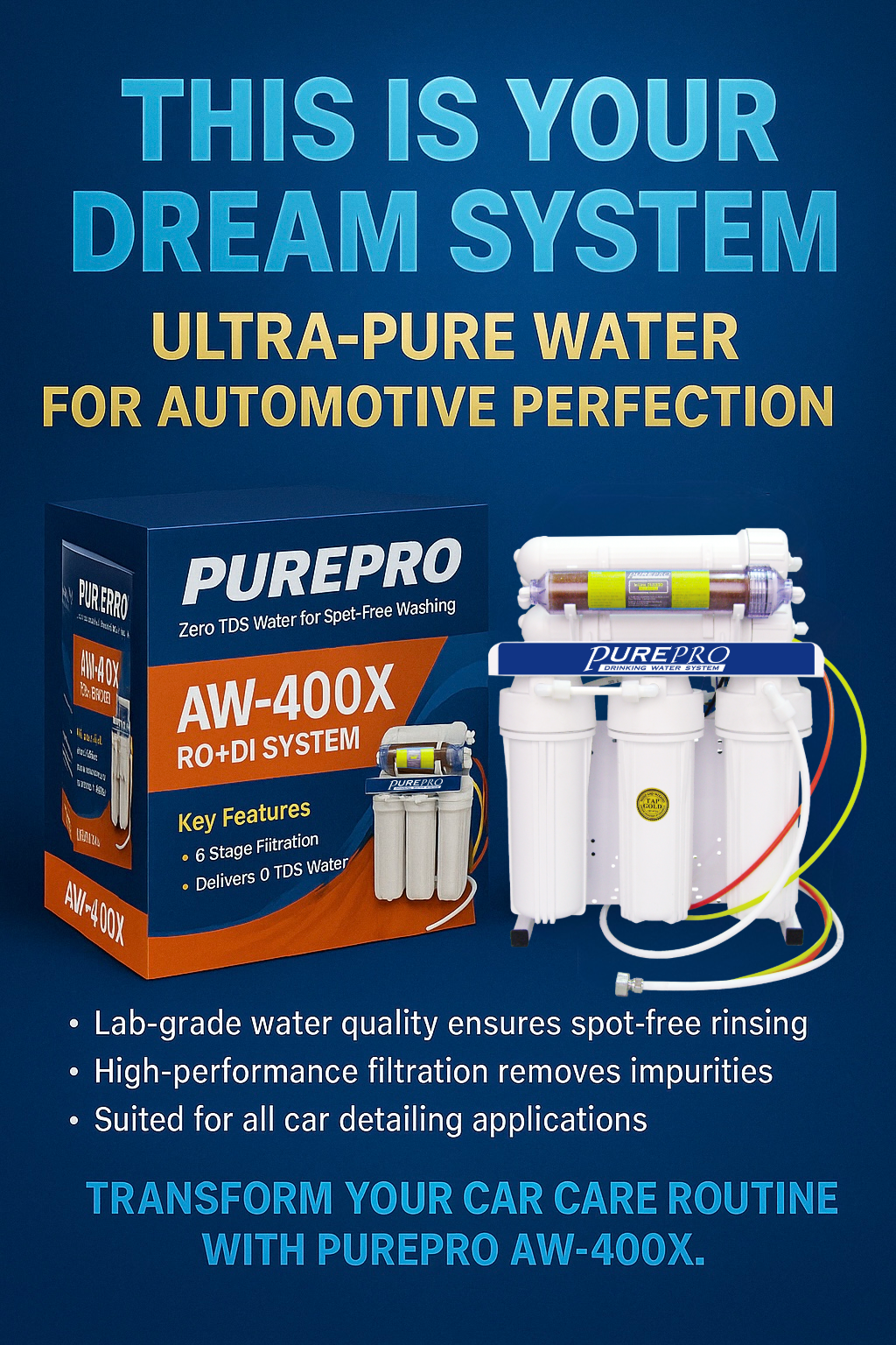purepro reverse osmosis aw400x